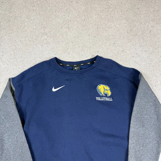 Nike Sweatshirt Small Navy Grey Volleyball USA
