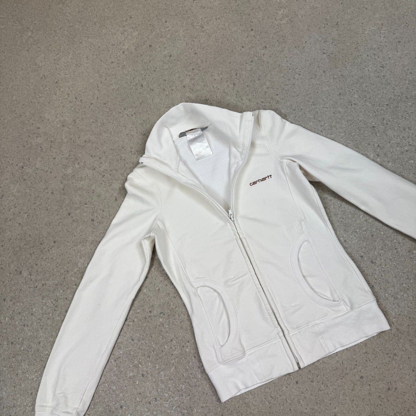 Carhartt Zip Up Women’s XS White Colourway Embroidered Logo