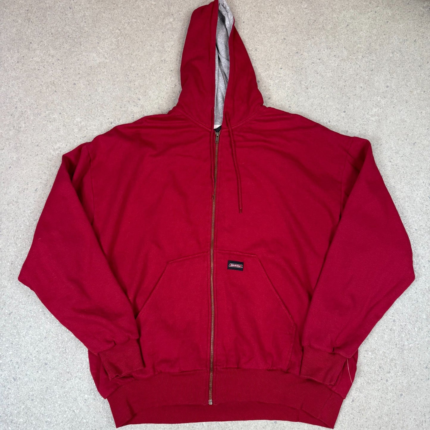 Dickies Hoodie 2XL Red Colourway Zip Up Hooded