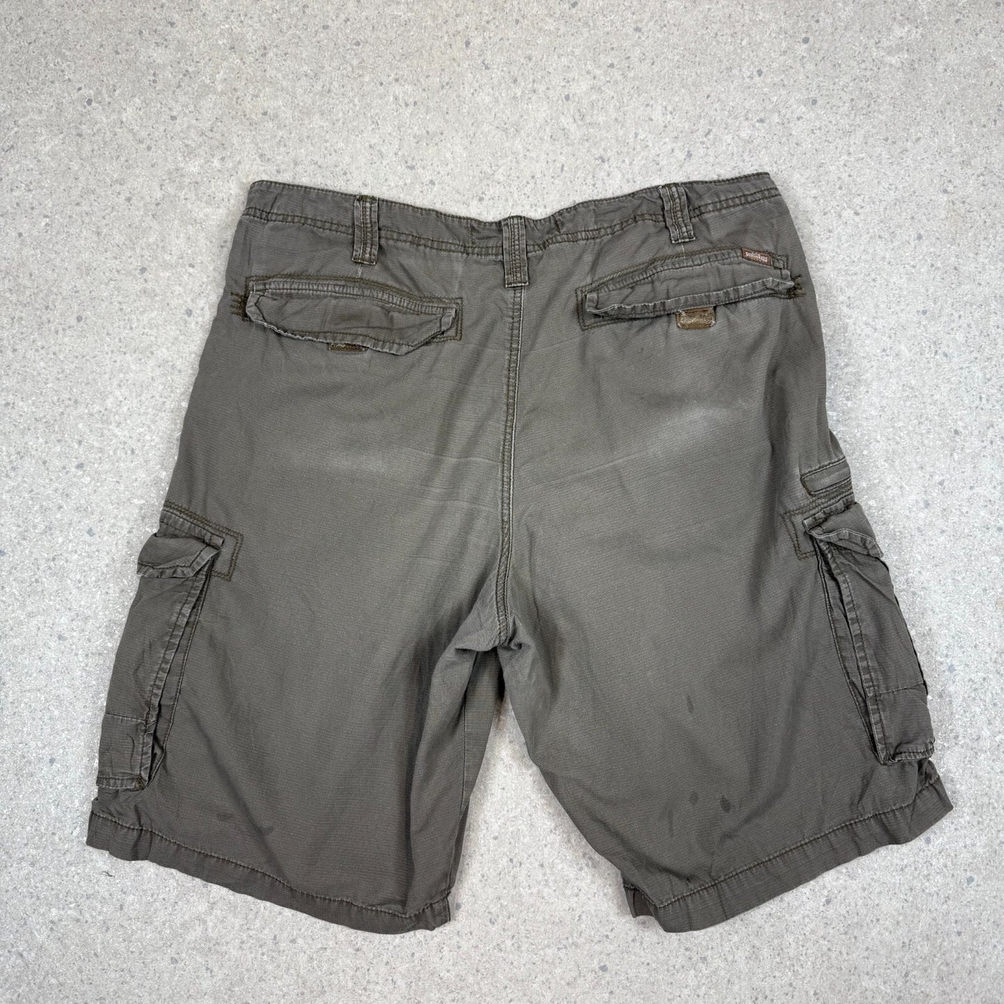 Lee Cargo Shorts 36” Brown Colourway Baggy Fit Pockets