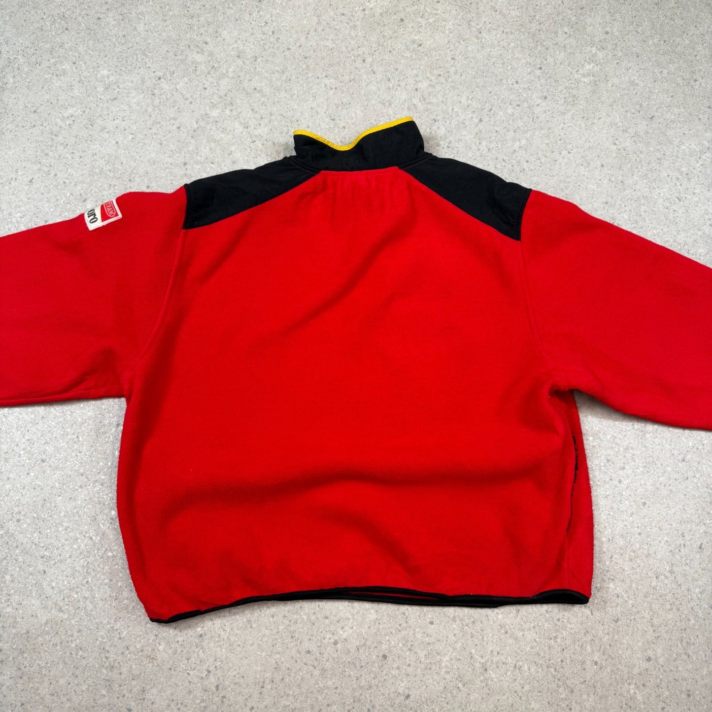 Marlboro Fleece Jacket Large Red 90s Boxy Fit