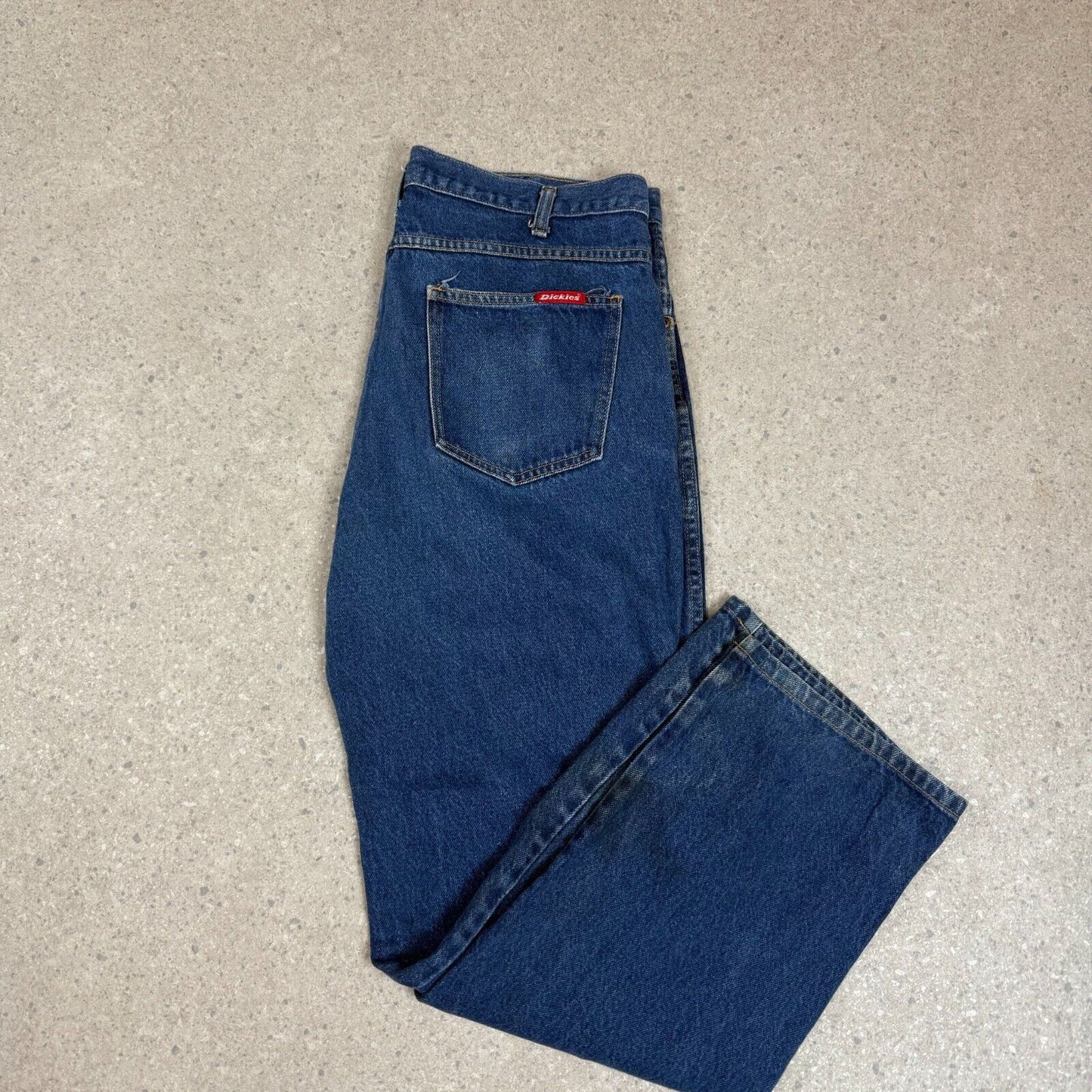 Dickies Jeans 36x30 Dark Denim Blue Workwear