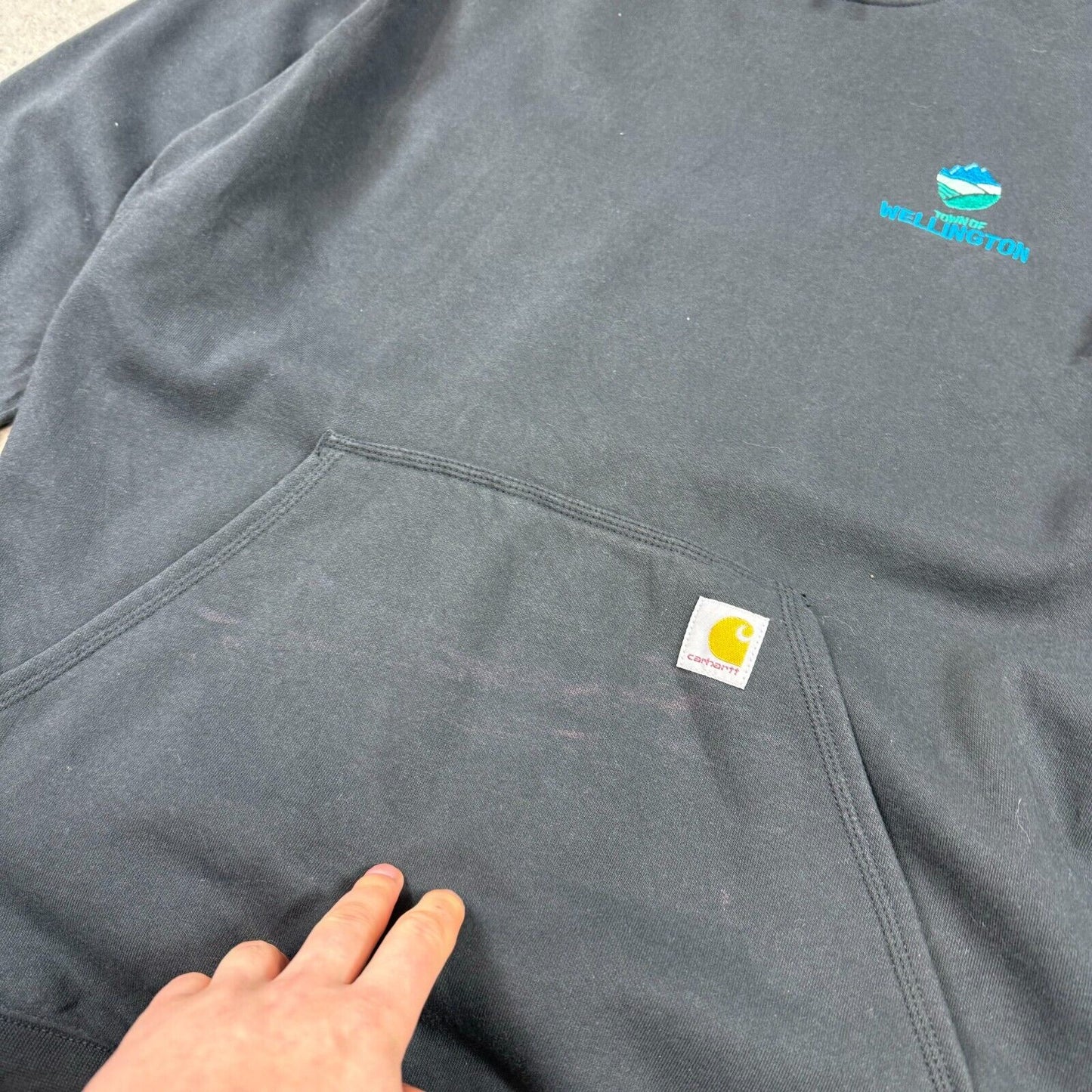 Carhartt Hoodie Large Loose Fit Black