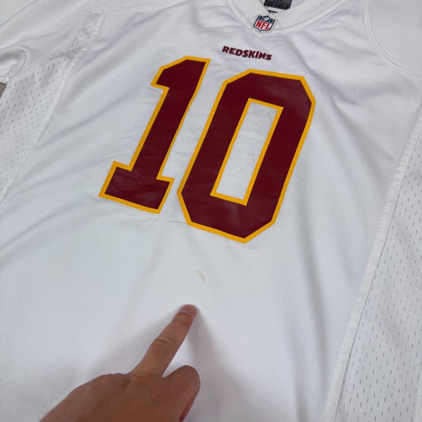 Washington Redskins Jersey L / XL White Red Nike NFL