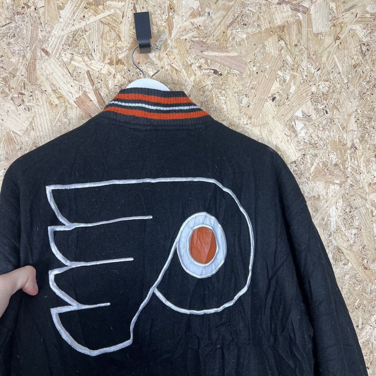 Philadelphia Flyers Wool/Nylon Reversible Varsity Style Jacket XL