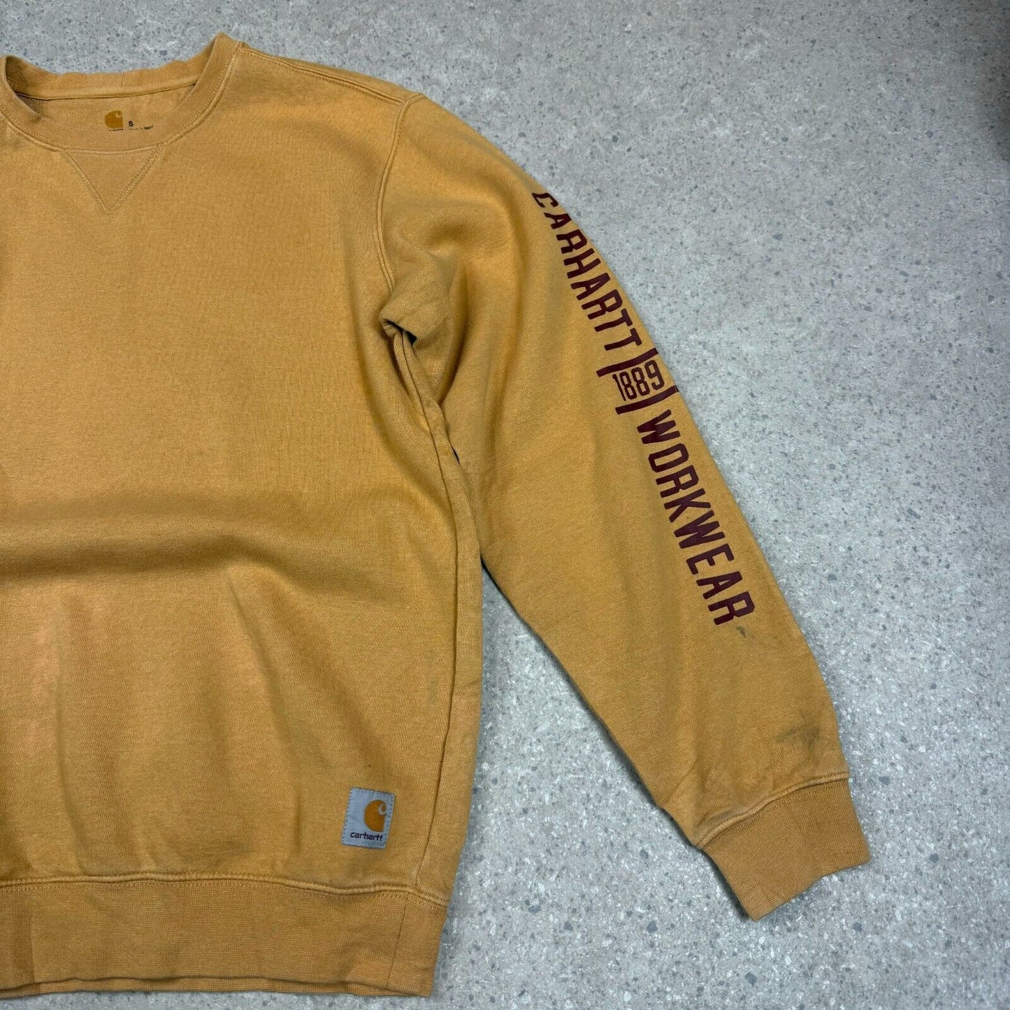 Carhartt Sweatshirt S / M Mustard Yellow