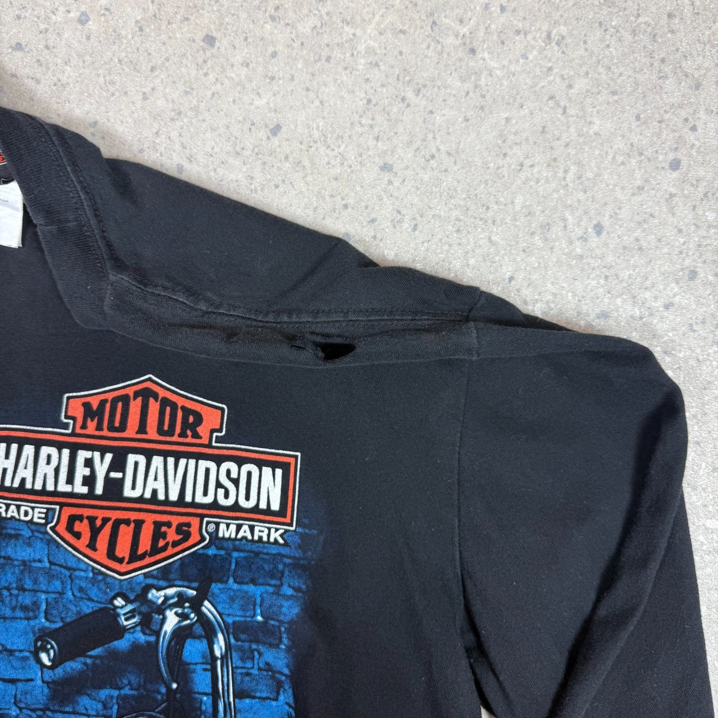 Hardly Davidson Long Sleeve Large Black Bossier City LA
