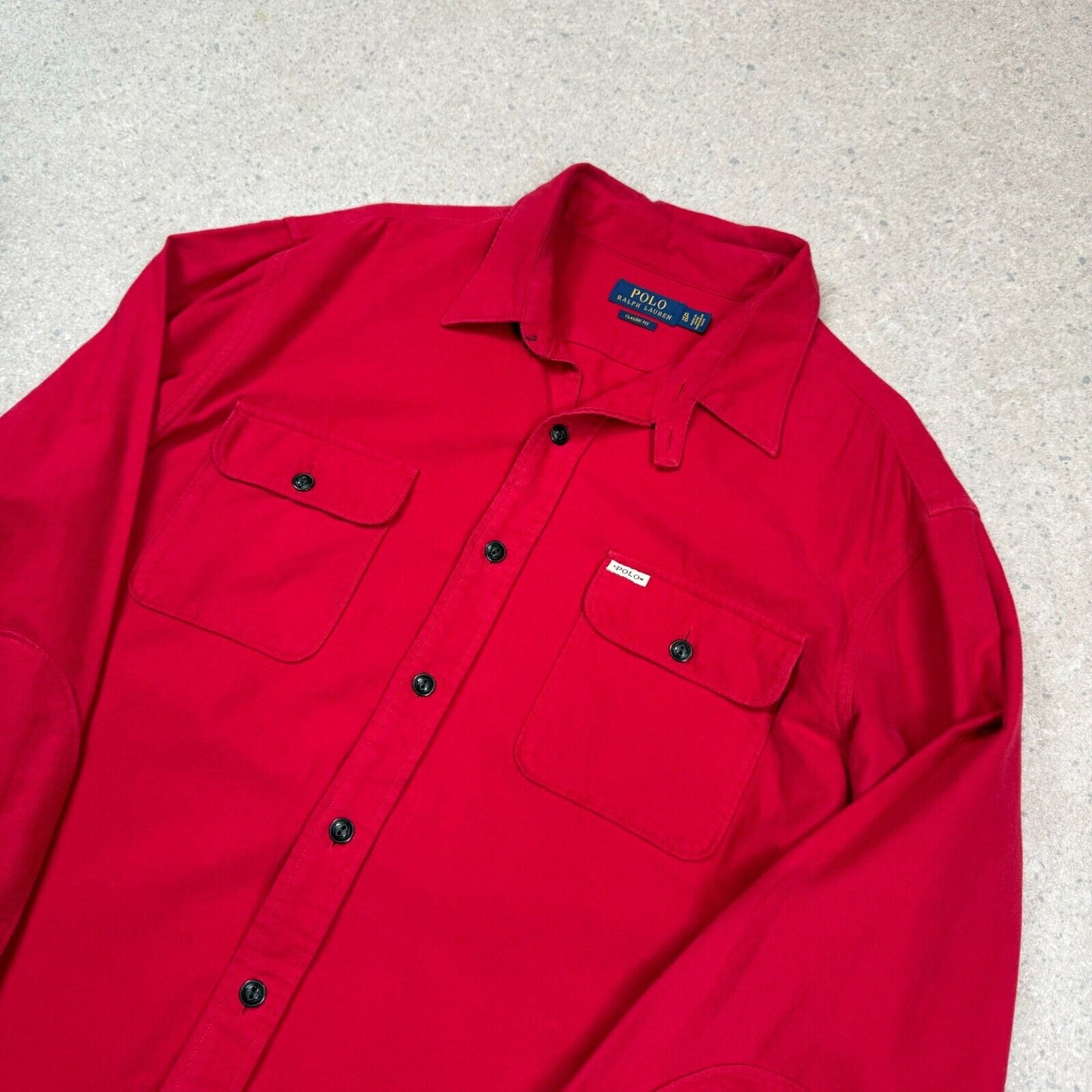 Ralph Lauren Shirt XL Red Classic Fit