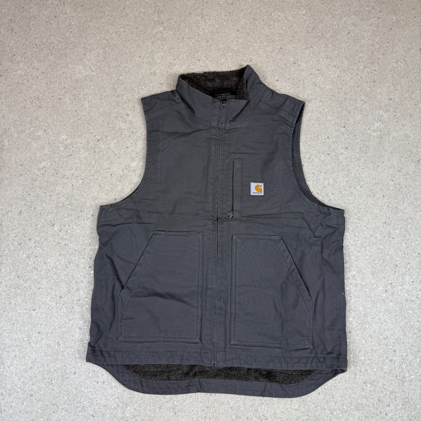 Carhartt Gillet Vest Small Loose Fit Grey Colourway