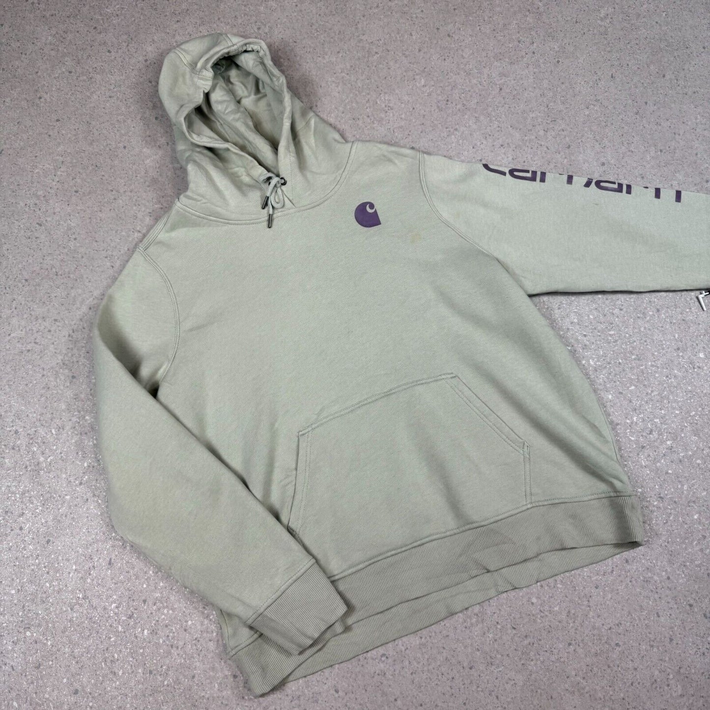 Carhartt Hoodie XL Green Purple
