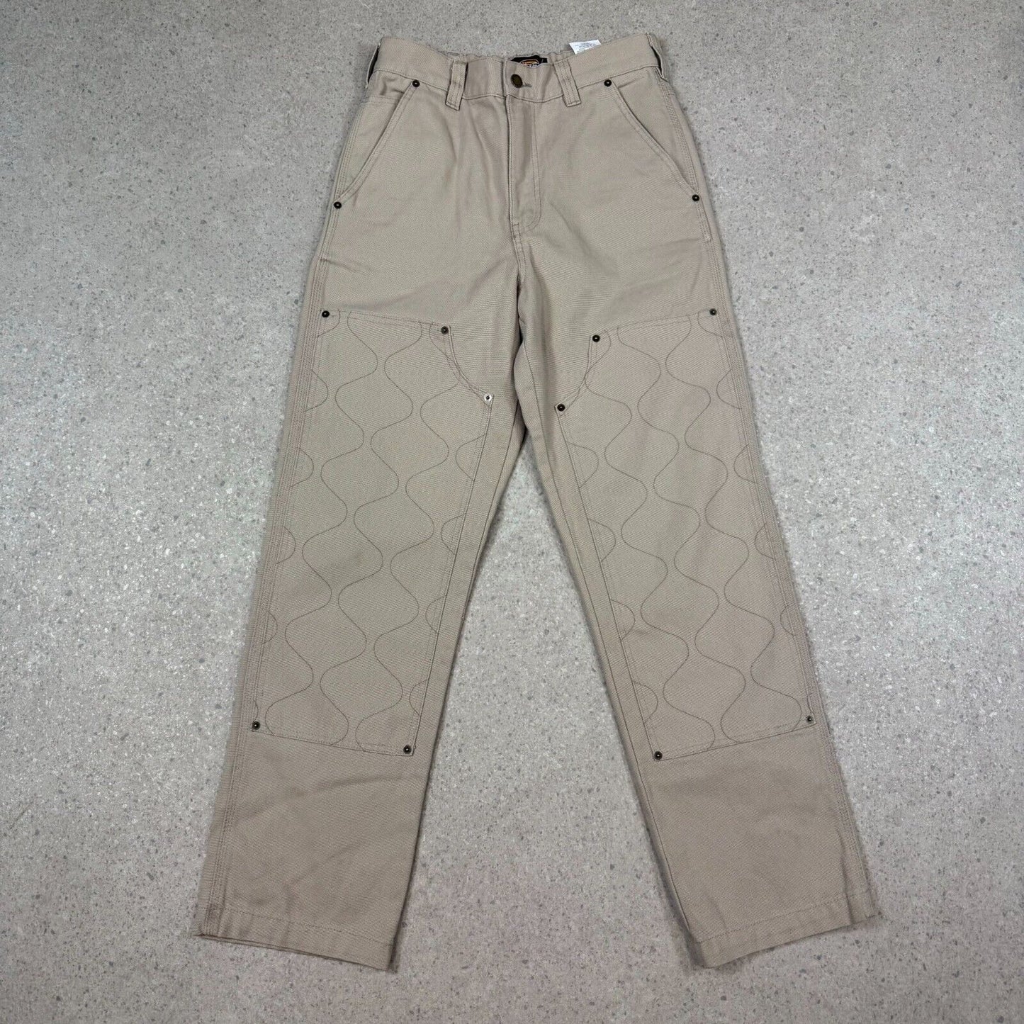 Dickies Double Knee Carpenters Pants 28x31 Cream