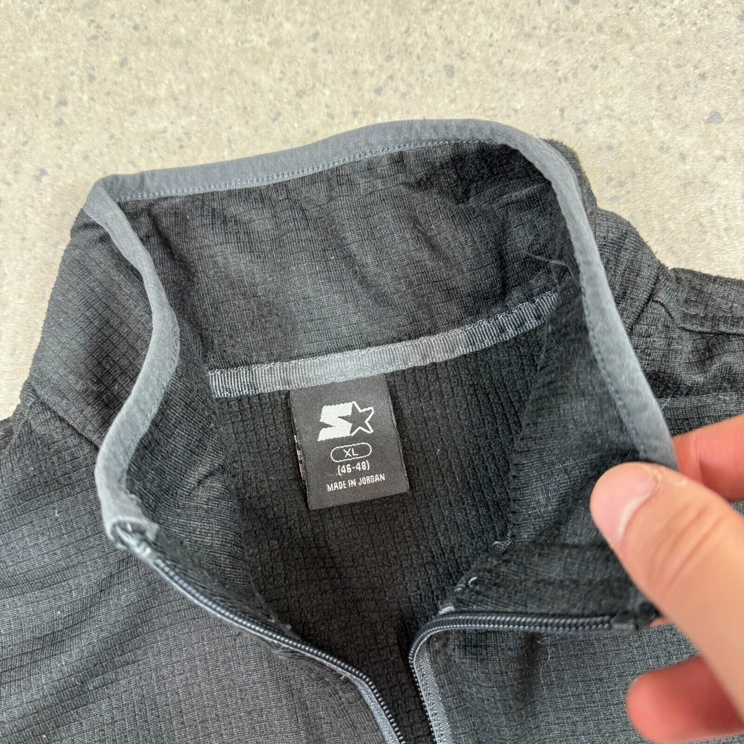 Starter Fleece XL Black USA AG Auto Center 1/4 Zip