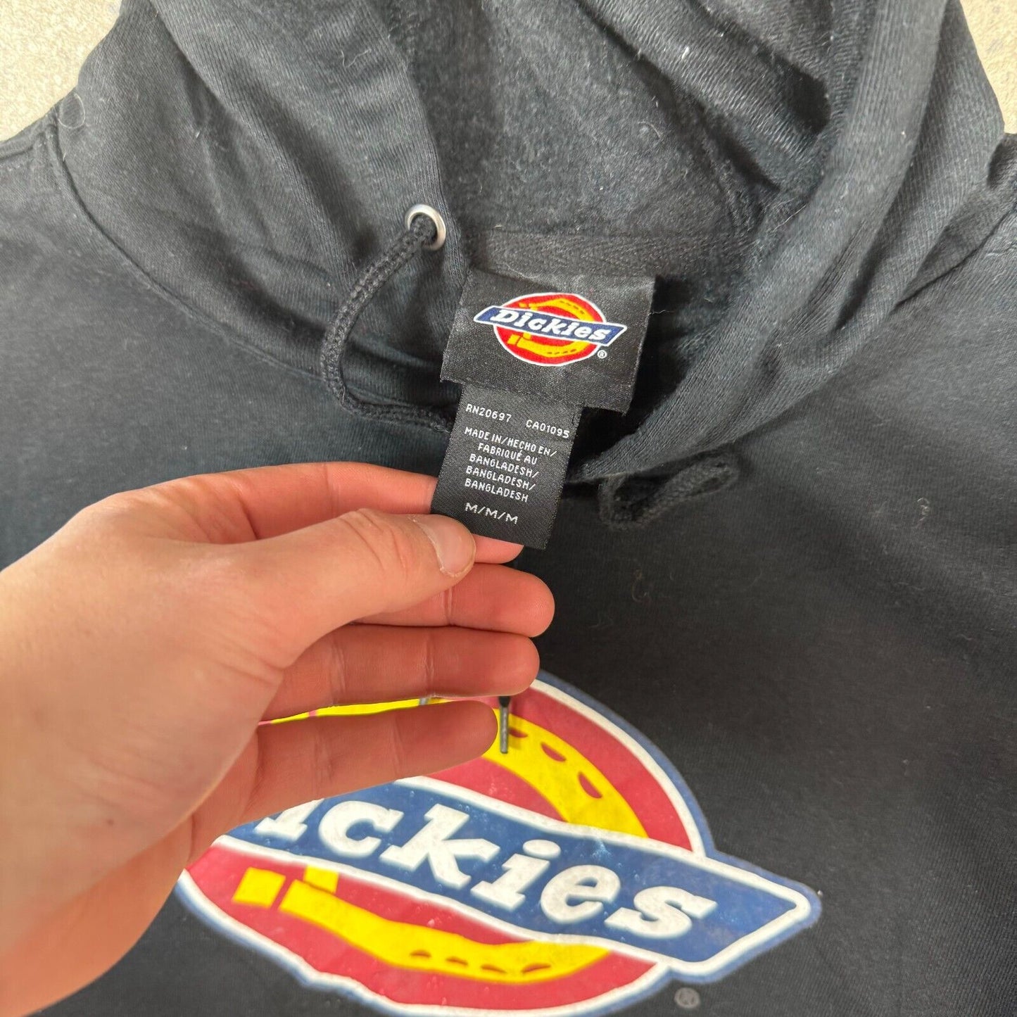 Dickies Hoodie Medium Black Colourway