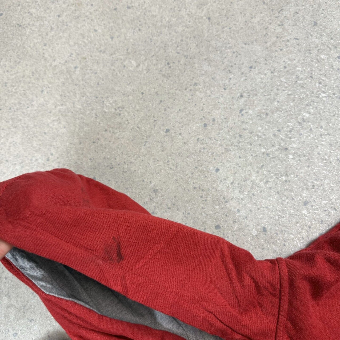 Dickies Full Zip Hoodie XL Red Cotton