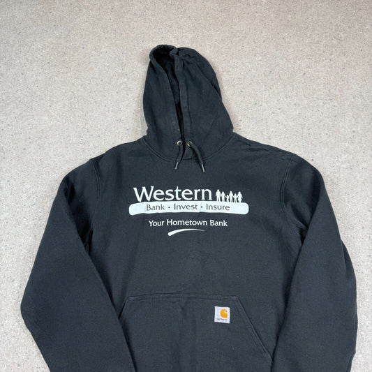 Carhartt Hoodie Large Black Hooded Pocket