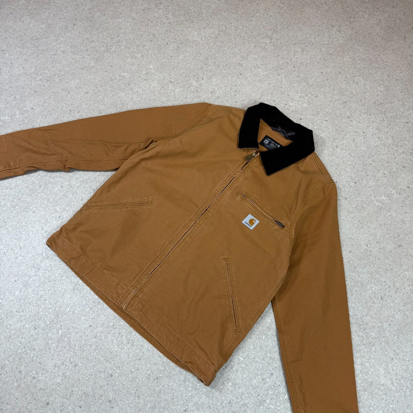 Carhartt Detroit Jacket Small Tan Colourway Loose Fit
