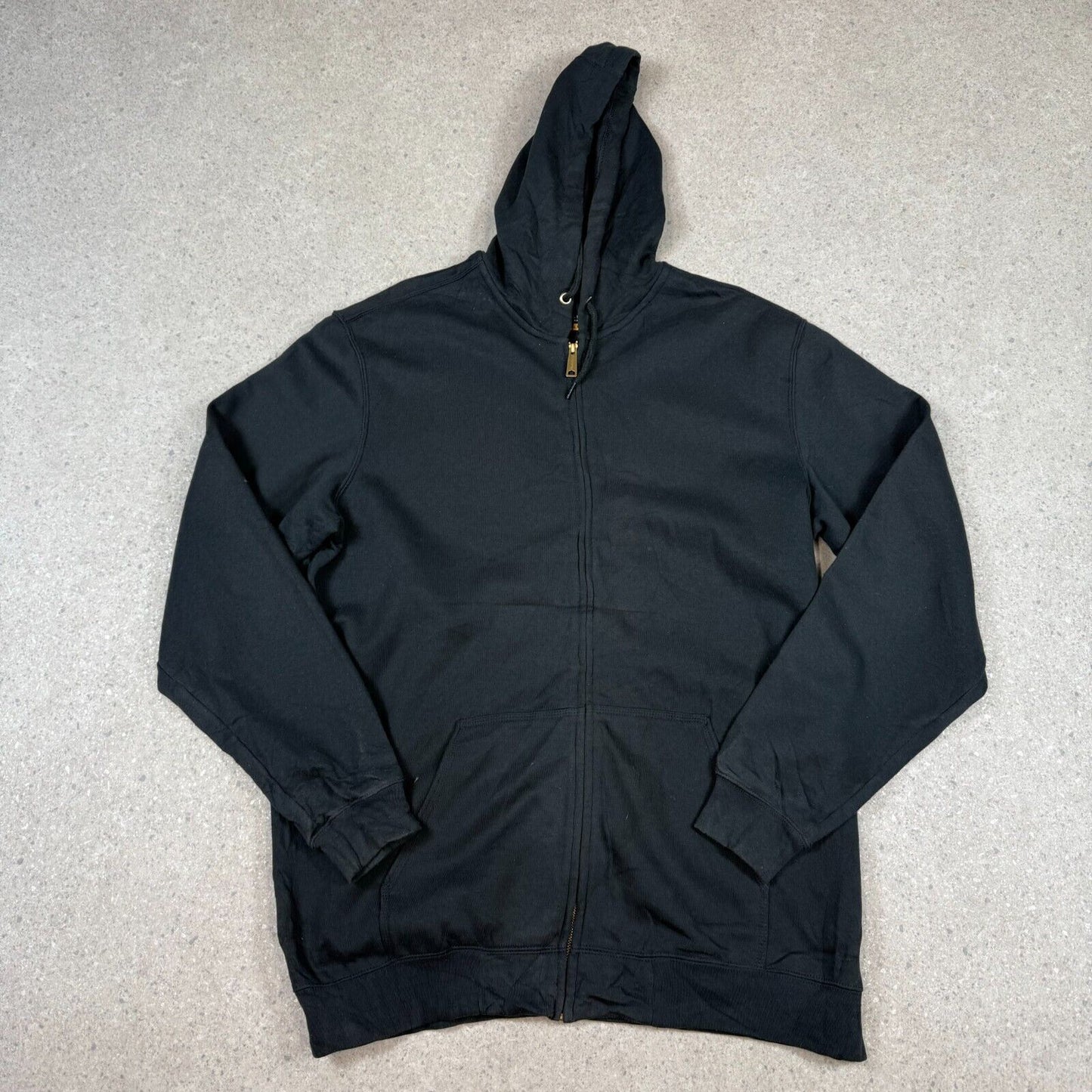 Carhartt Hoodie XL Tall Black Full Zip Heavyweight