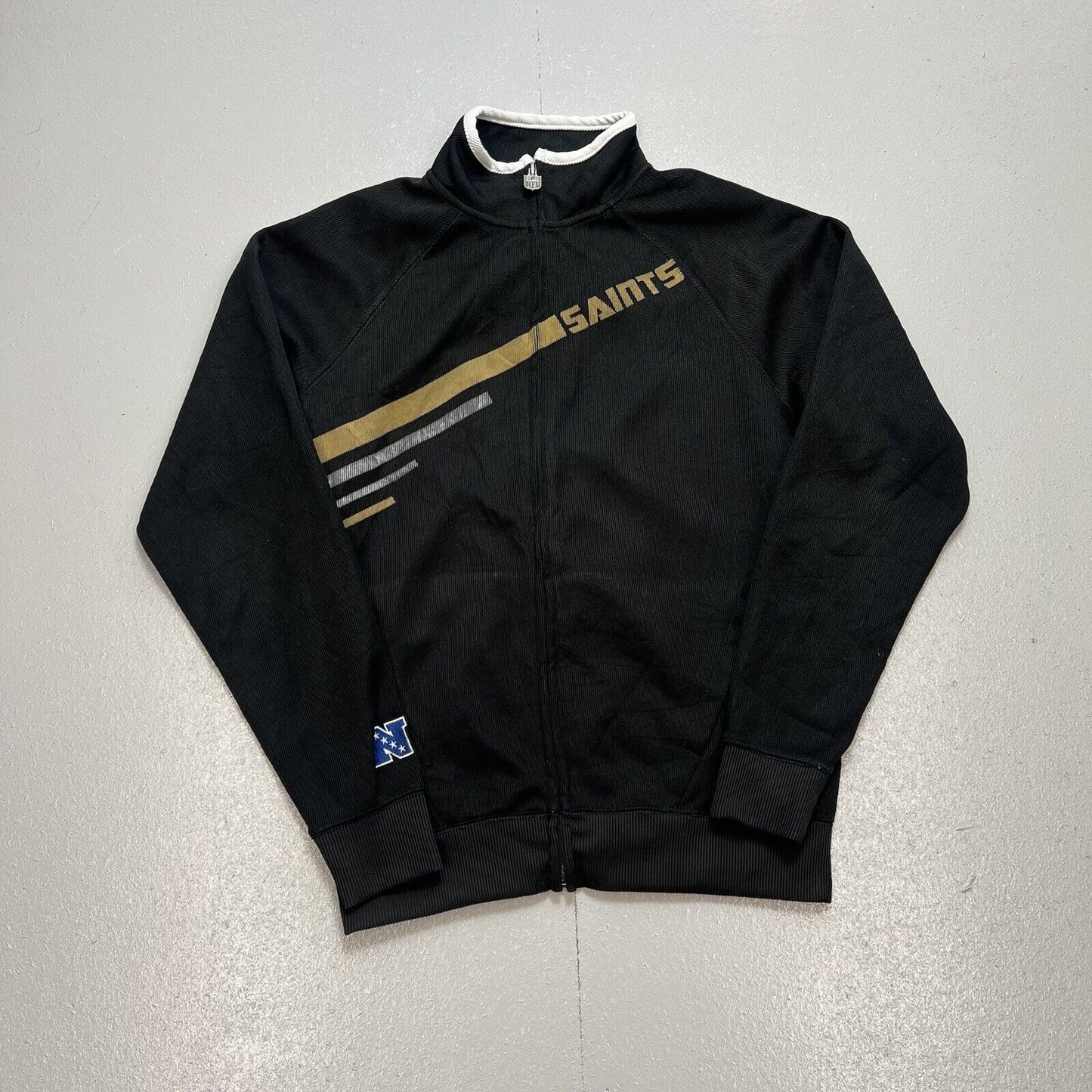 New Orleans Saints Full Zip Jumper Mens Small