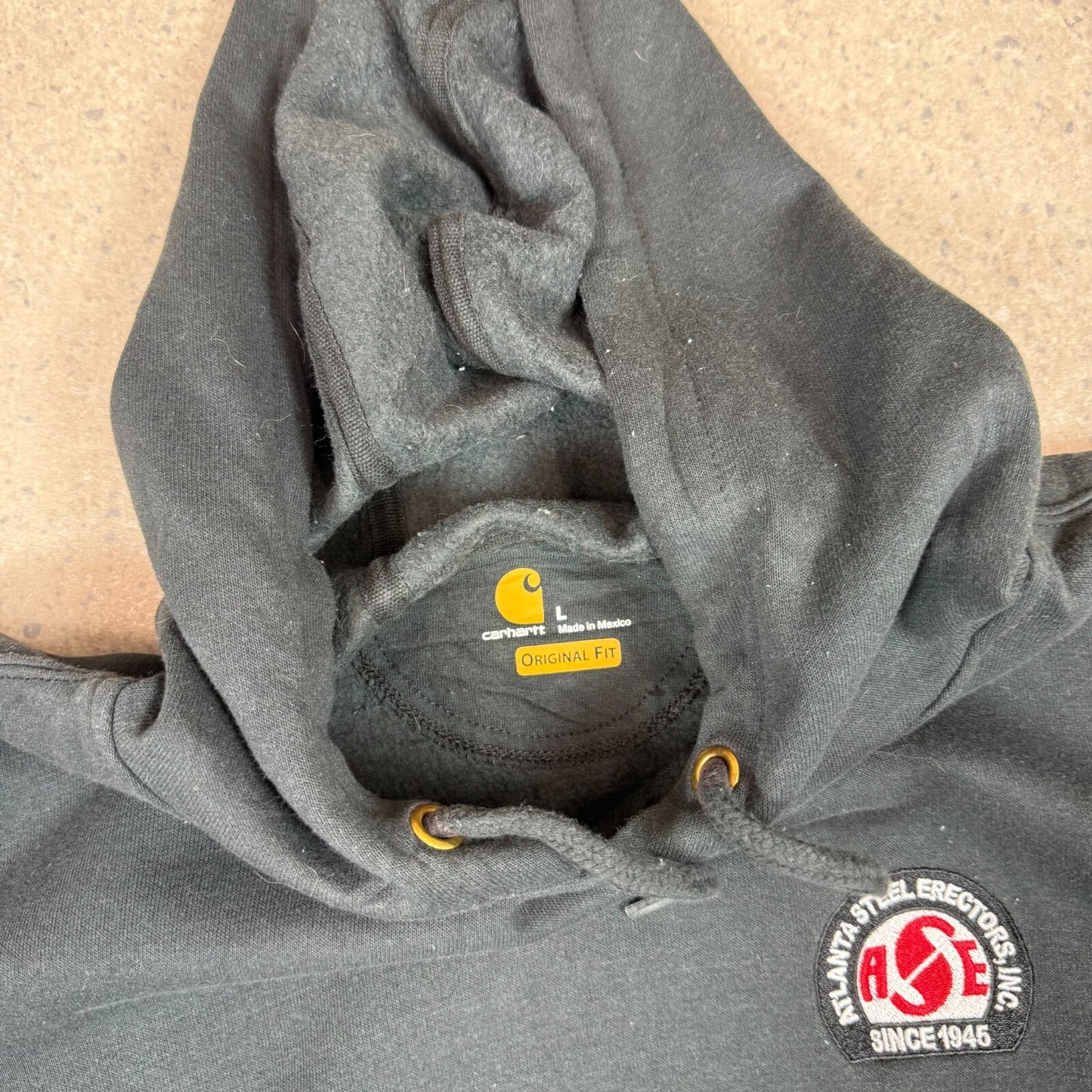 Carhartt Hoodie Large Black Colourway Atlanta Steel Heavyweight