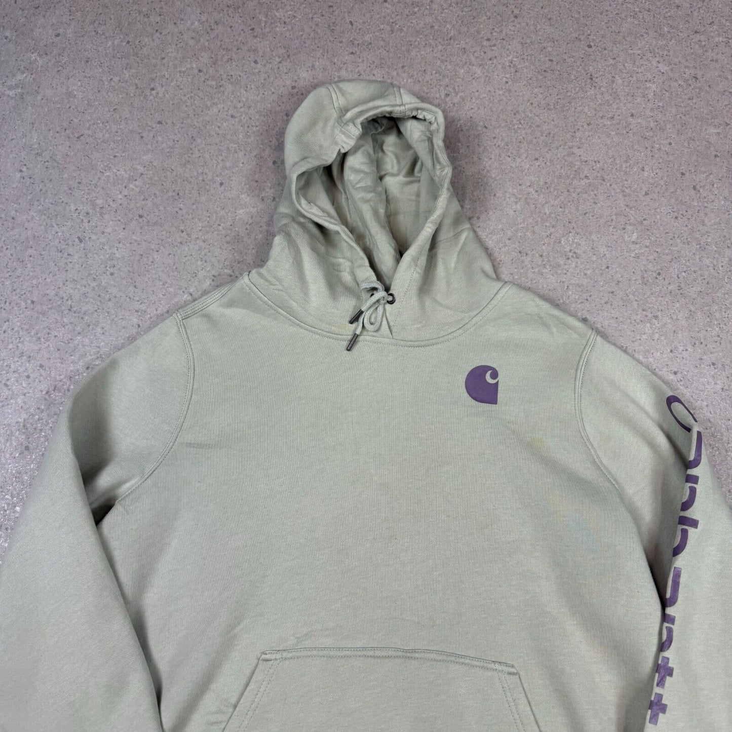 Carhartt Hoodie XL Green Purple