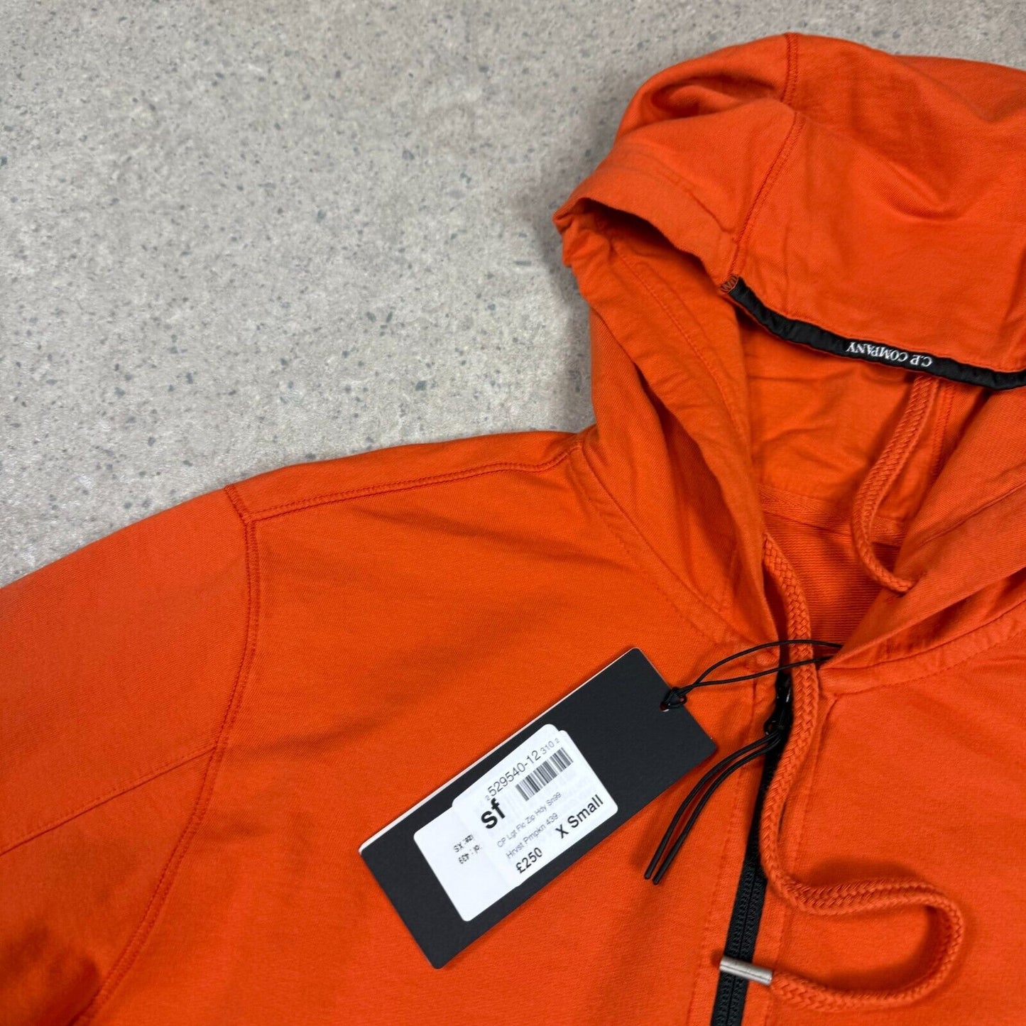 CP Company Hoodie XS Orange Punk in Colourway