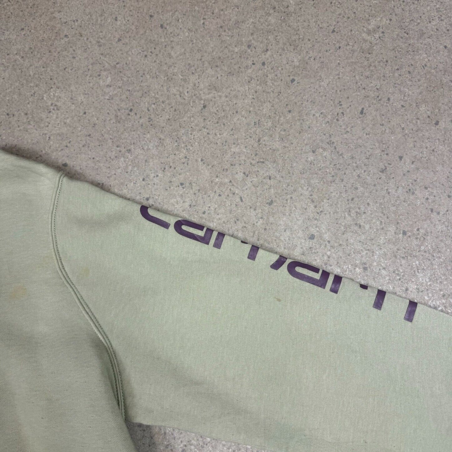 Carhartt Hoodie XL Green Purple