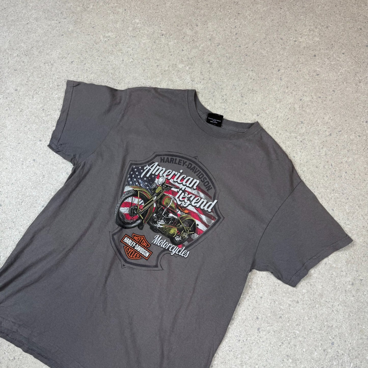 Harley Davidson T Shirt M / L Grey New York American Legend Graphic Tee