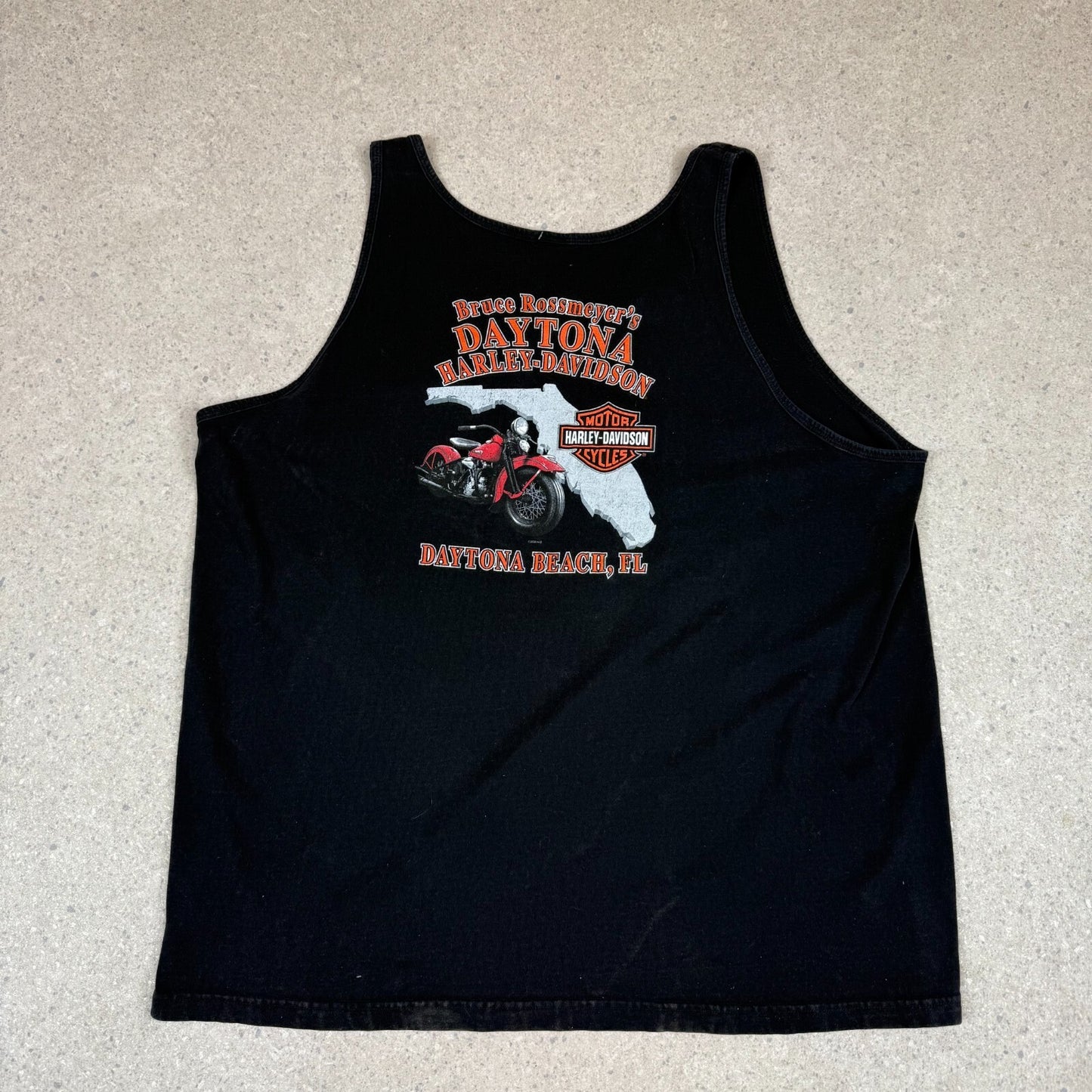 Harley Davidson Vest XL Black Colourway Daytona Beach Florida