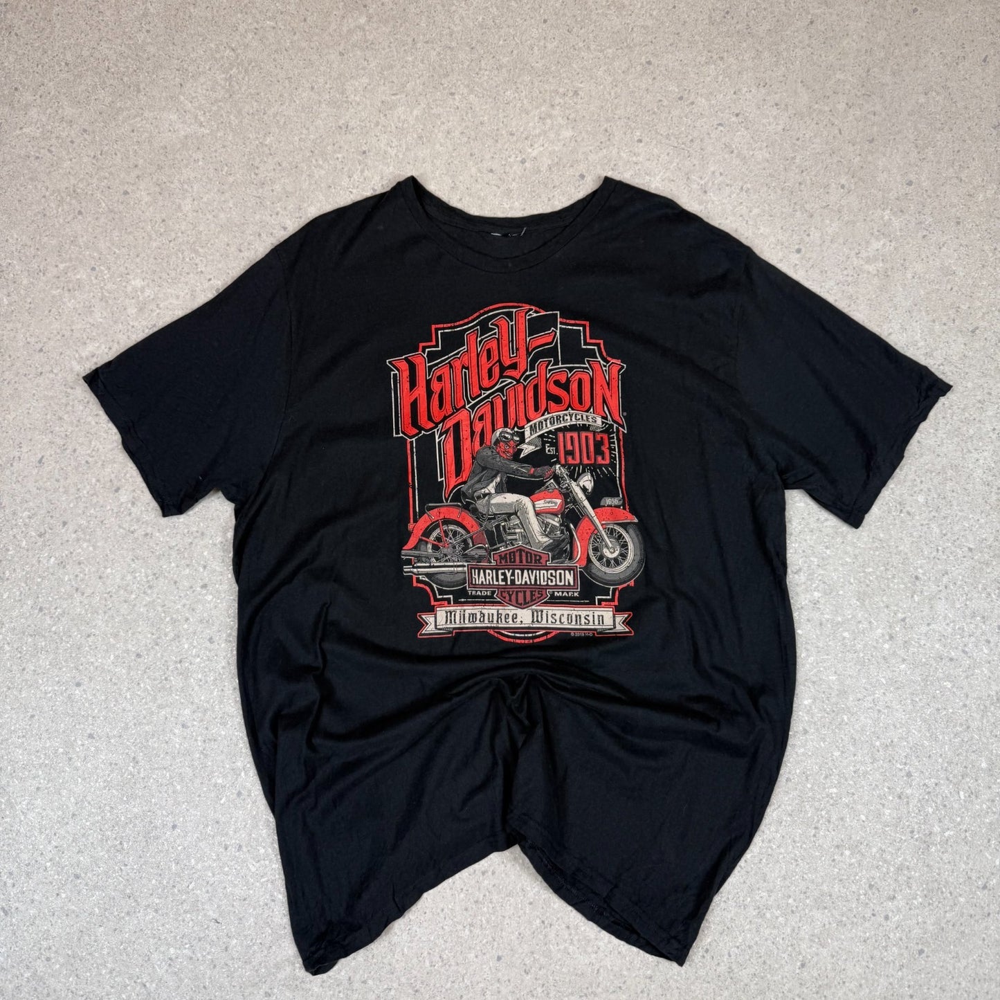 Harley Davidson T Shirt L / XL Black Colourway