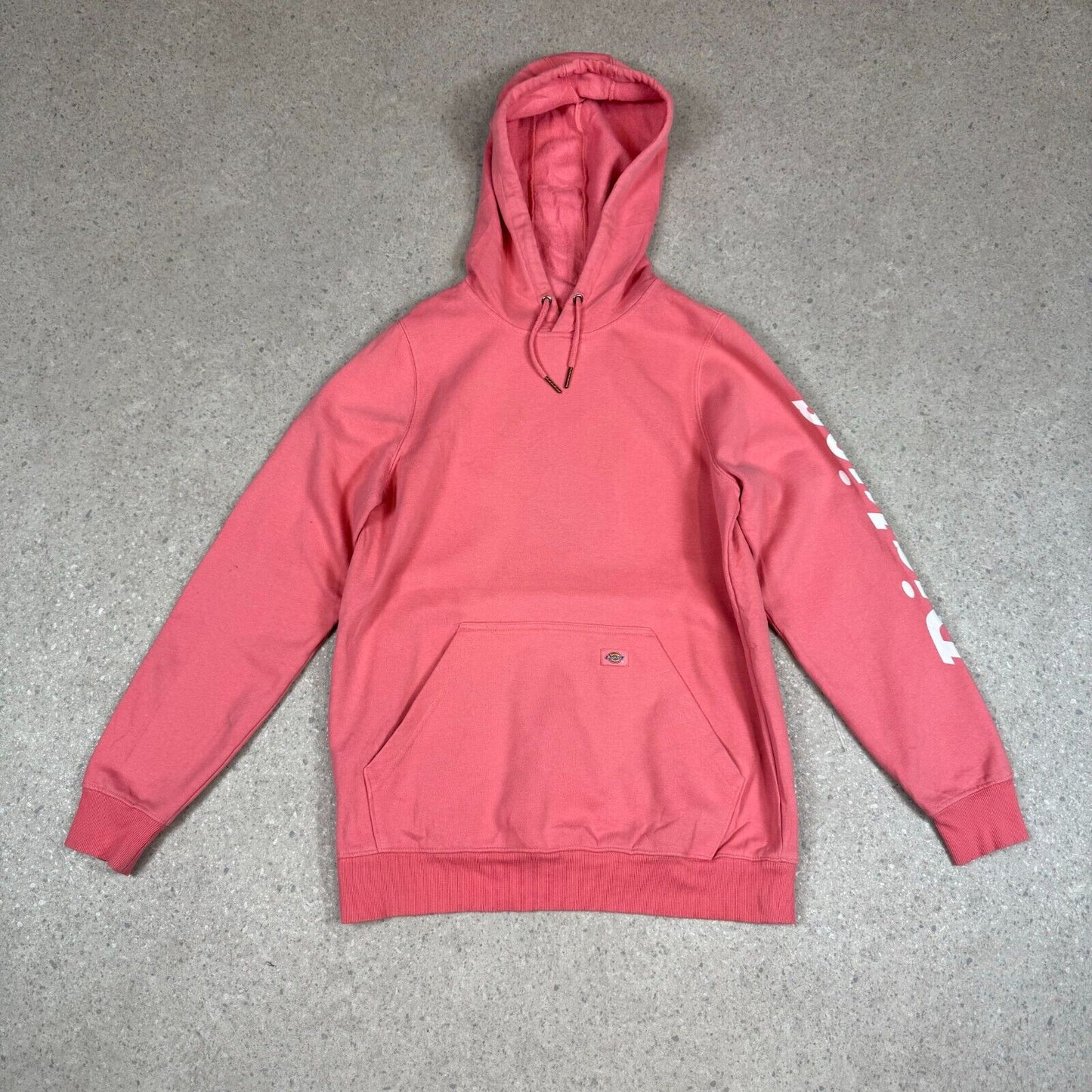 Dickies Hoodie Medium Pink Colourway Spellout Logo Hooded Pocket