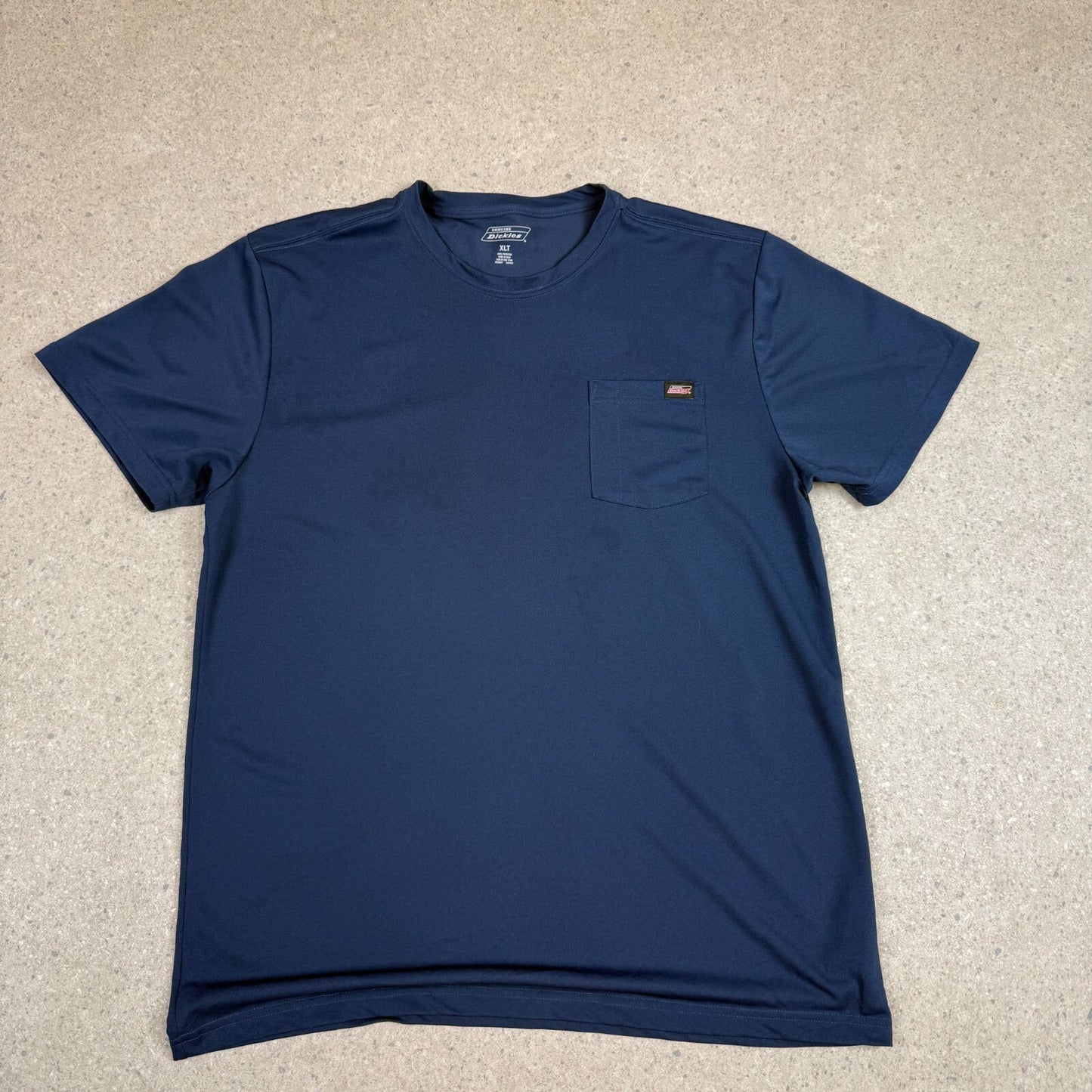 Dickies T Shirt XL Tall Navy Lightweight