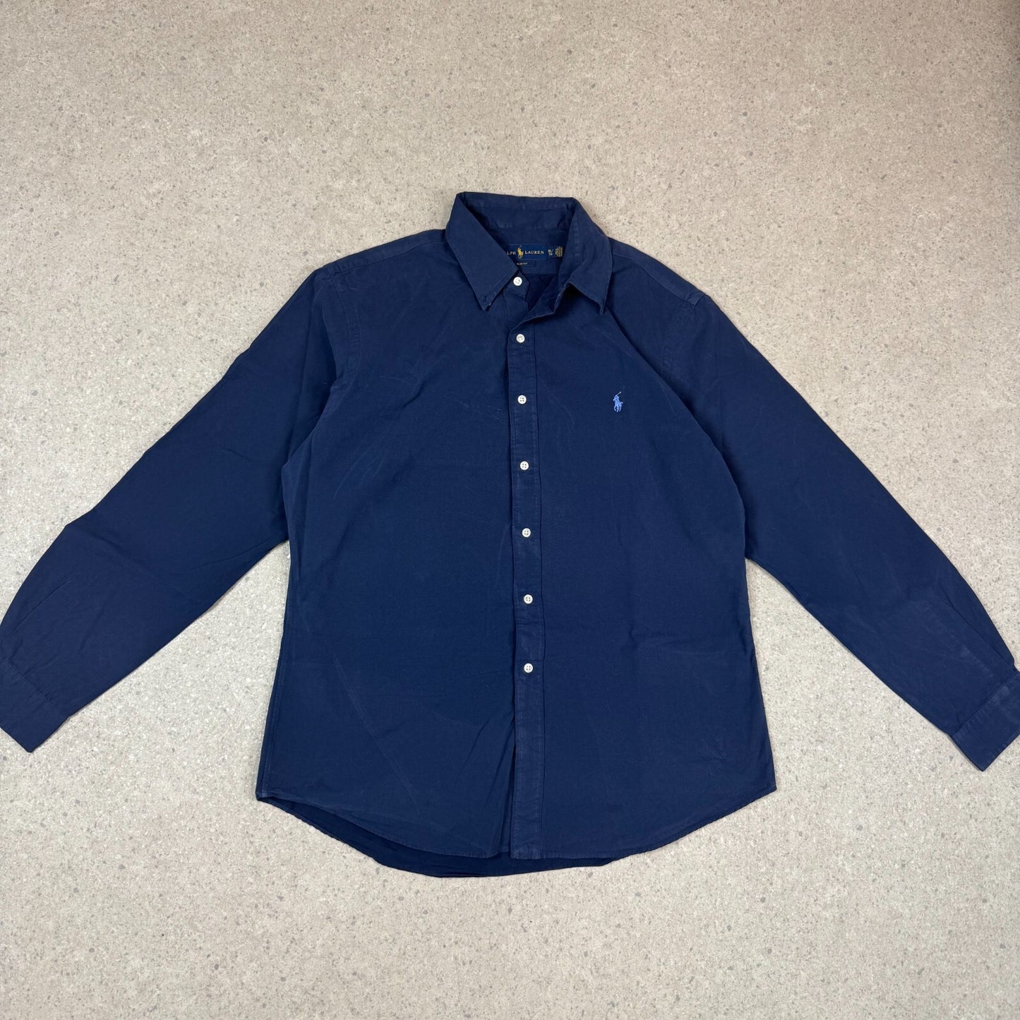 Ralph Lauren Shirt XL Navy Long Sleeve Shirt