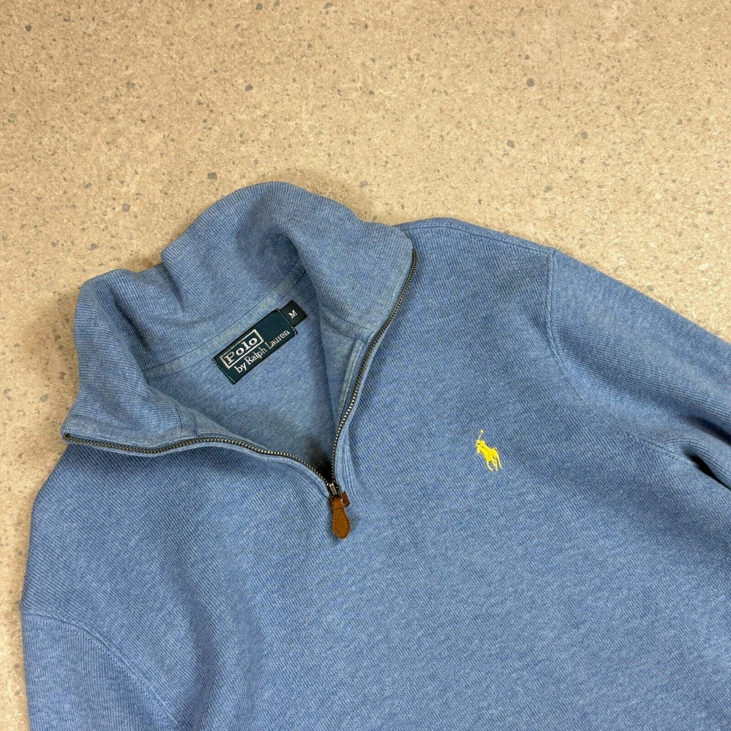 Ralph Lauren 1/4 Zip Jumper S/M Baby Blue