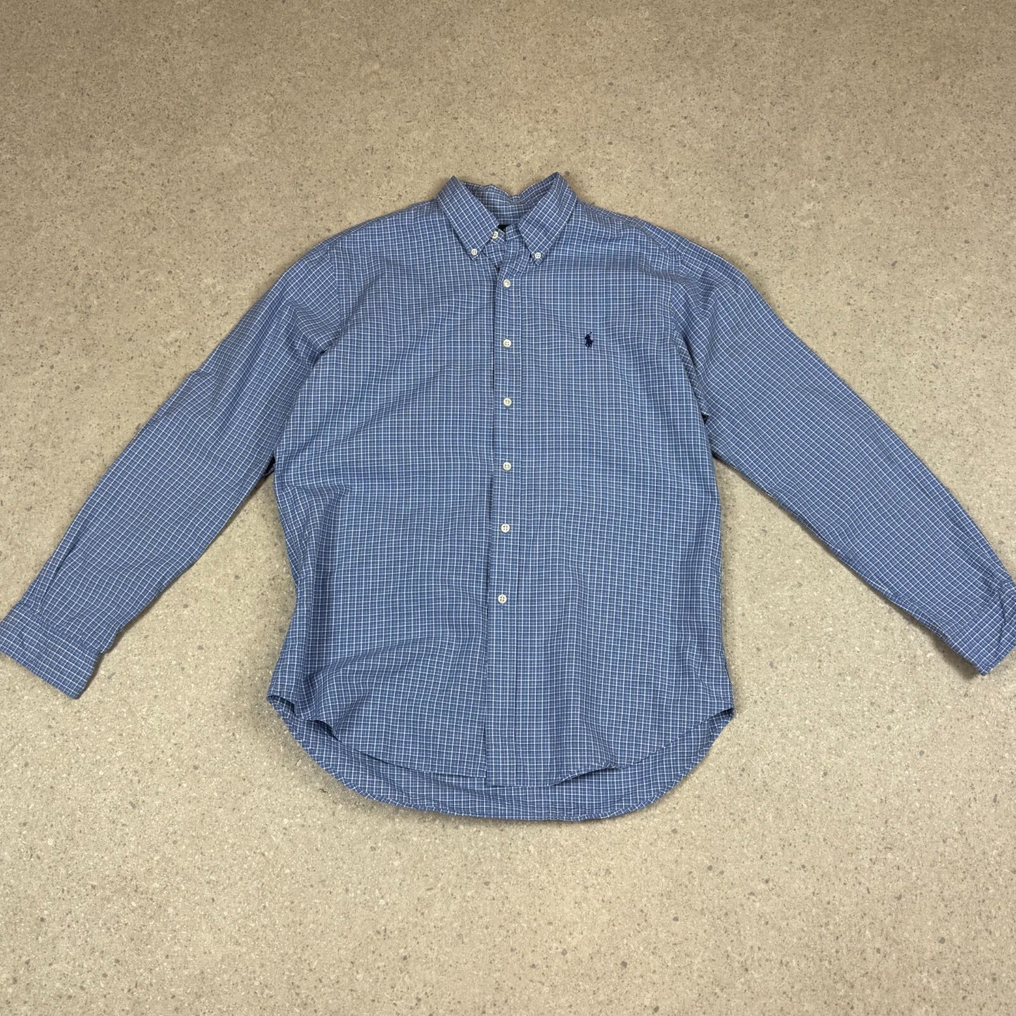 Ralph Lauren Shirt Large Blue Check Colourway Classic Fit