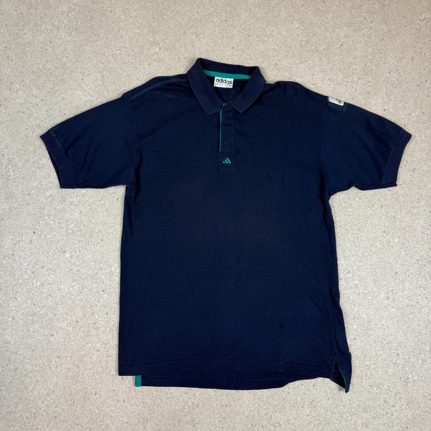 Adidas Equipment Polo L / XL Navy Colourway Embroidered Logo