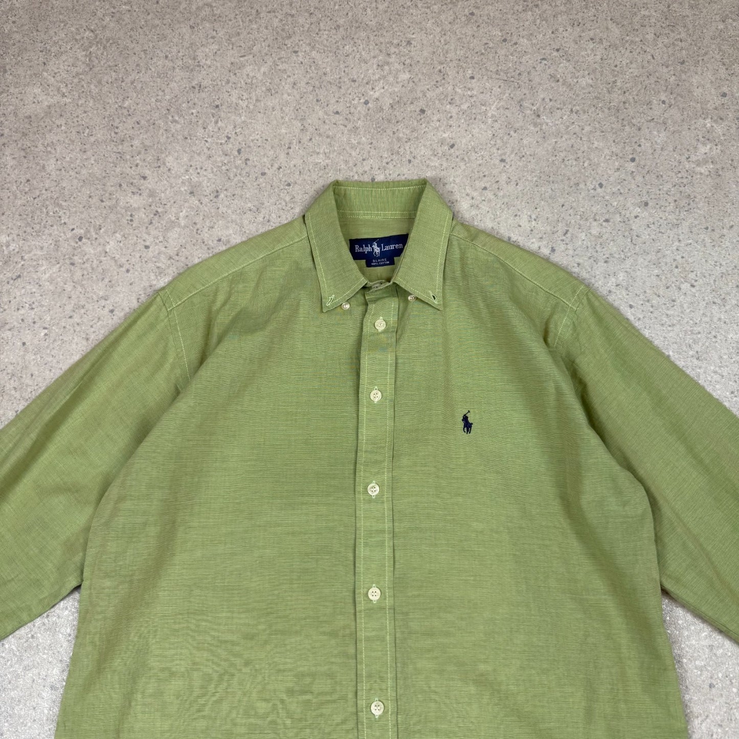 Ralph Lauren Shirt Large Green Colourway Lightweight Cotton