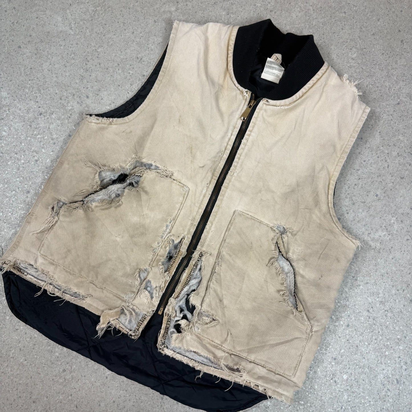Carhartt Vest Large Tan Colourway