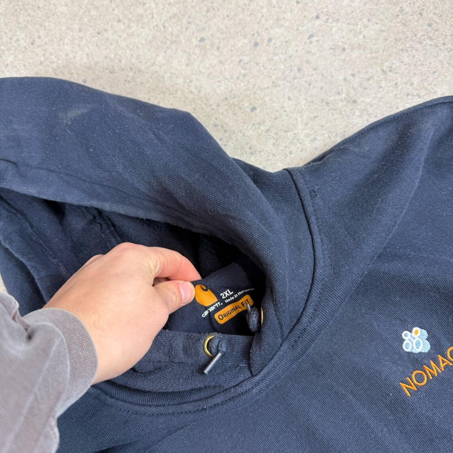 Carhartt Hoodie 2XL Navy Colourway