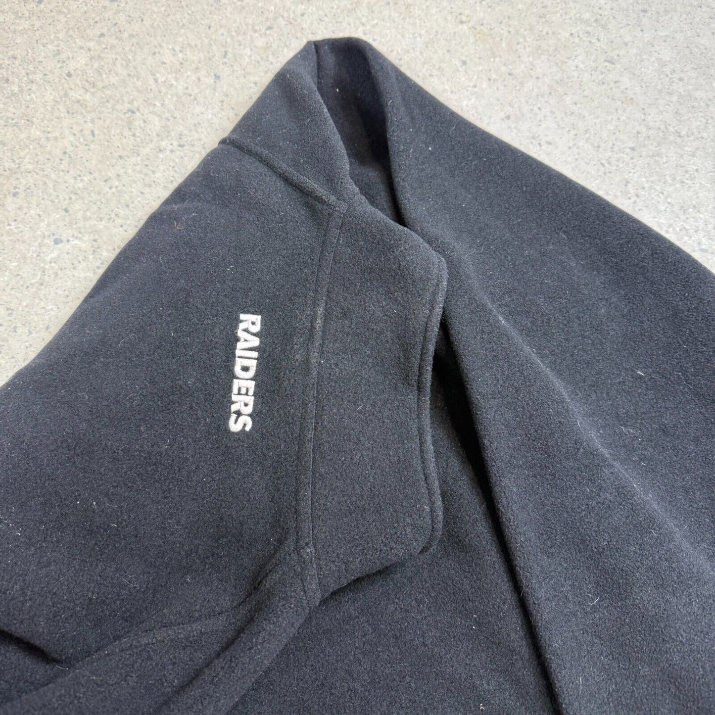 Oakland Raiders by Majestic Fleece Pullover Black XL