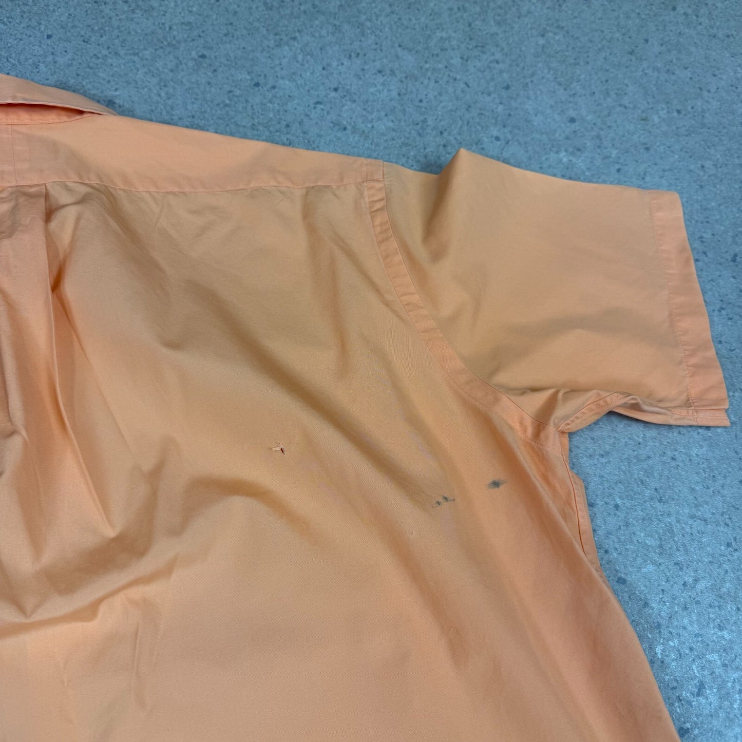 Ralph Lauren Short Sleeve Shirt Large Orange Colourway Embroidered Logo