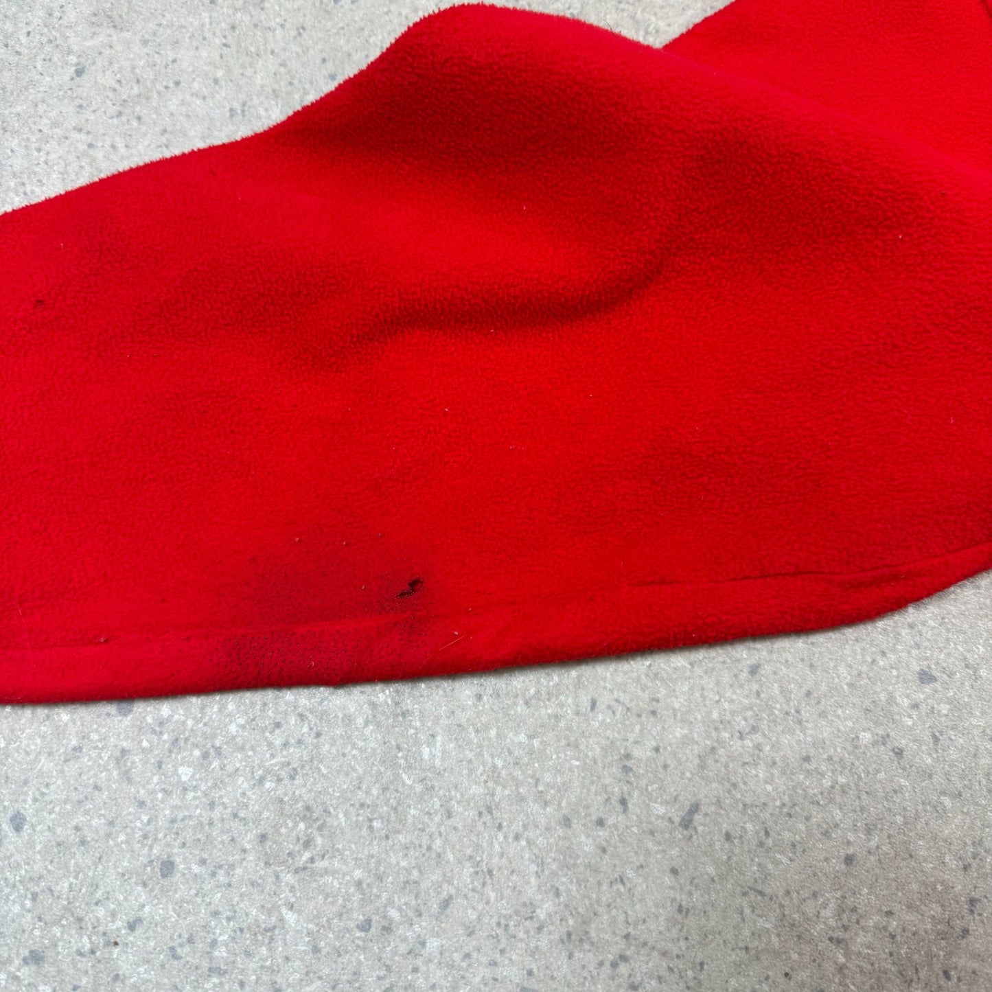 Marlboro Fleece Jacket Large Red 90s Boxy Fit