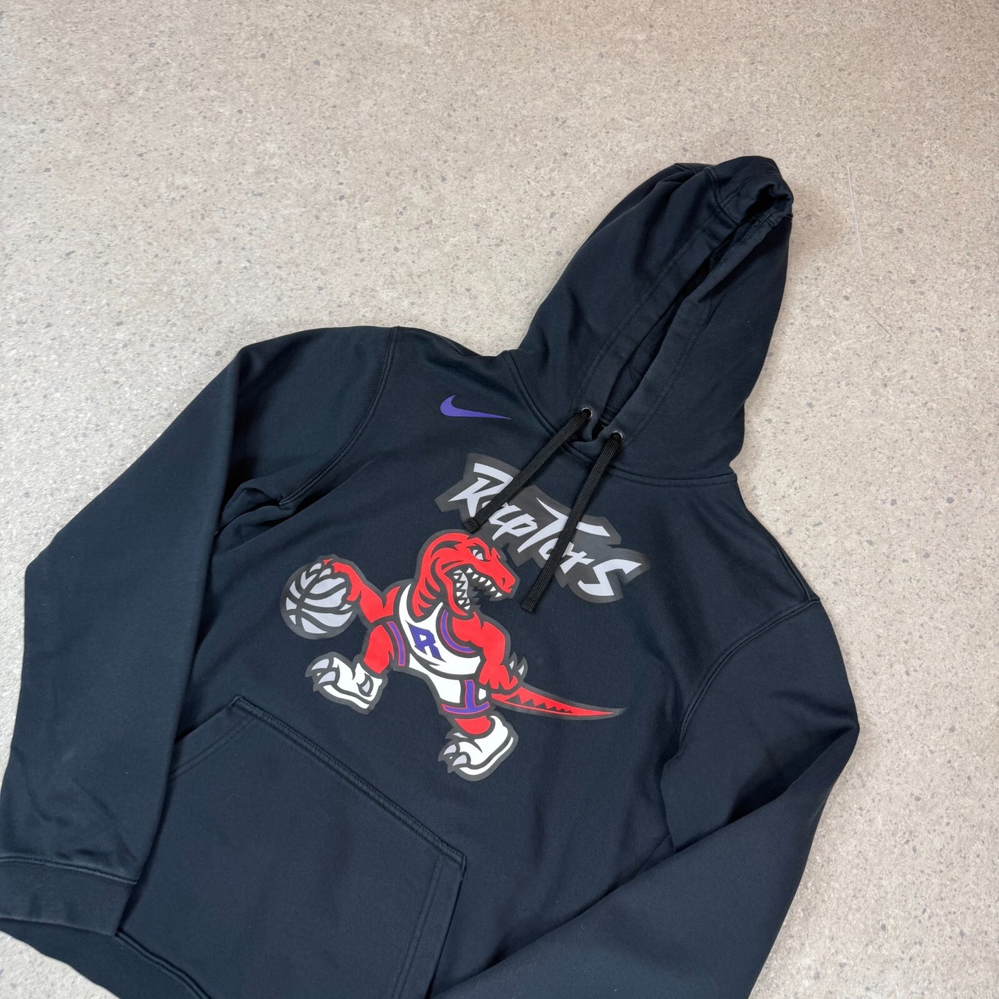 Nike Raptors NBA Hoodie Small Black Colourway Hooded Pocket