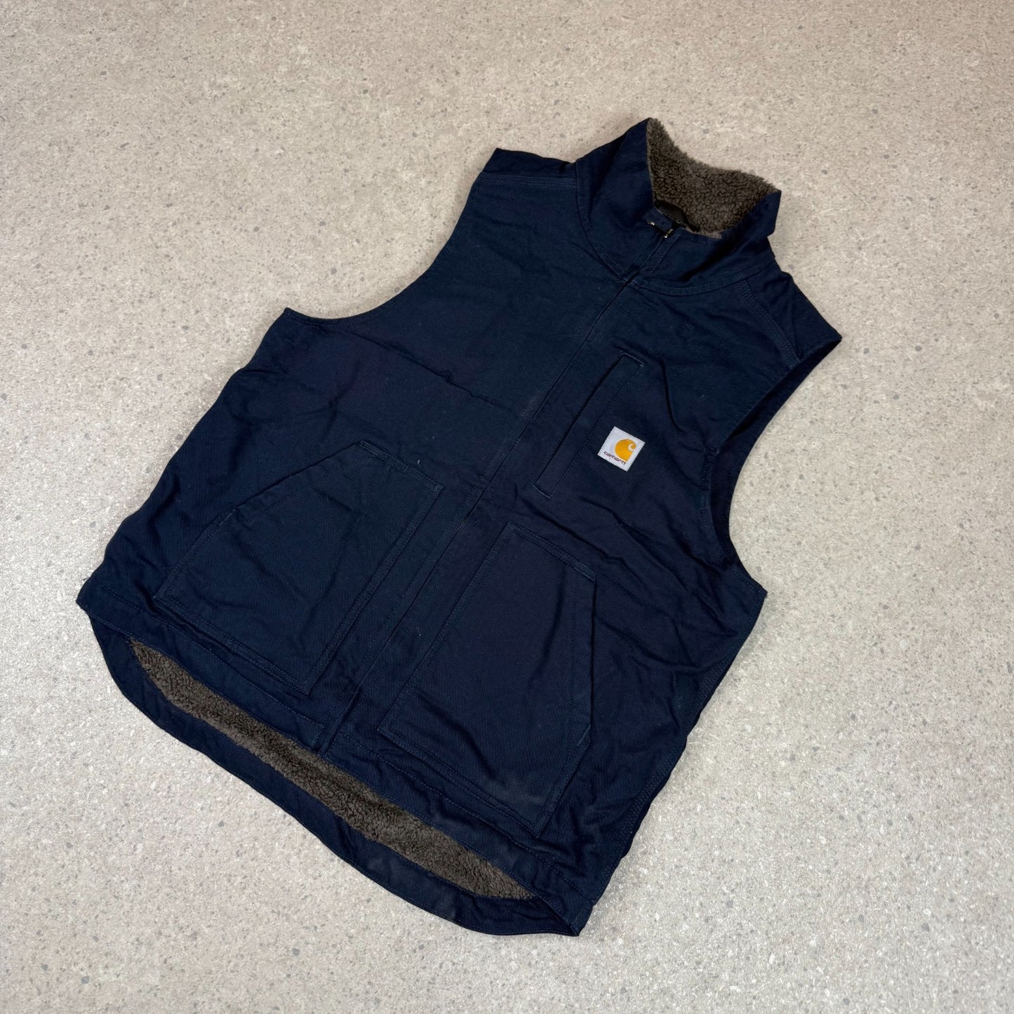 Carhartt Gillet Vest Small Loose Fit Navy Colourway