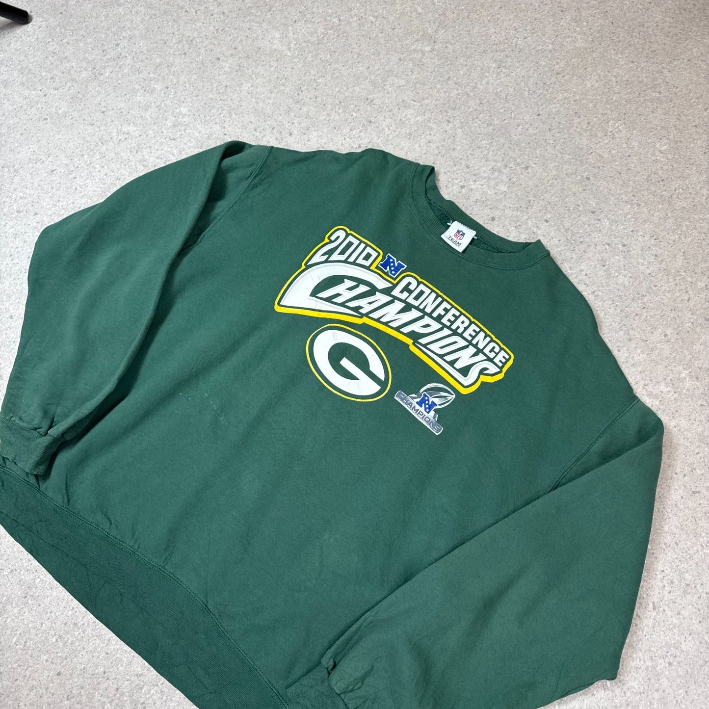 Green Bay Packers Sweatshirt XL NFL 2010 Conference Champions