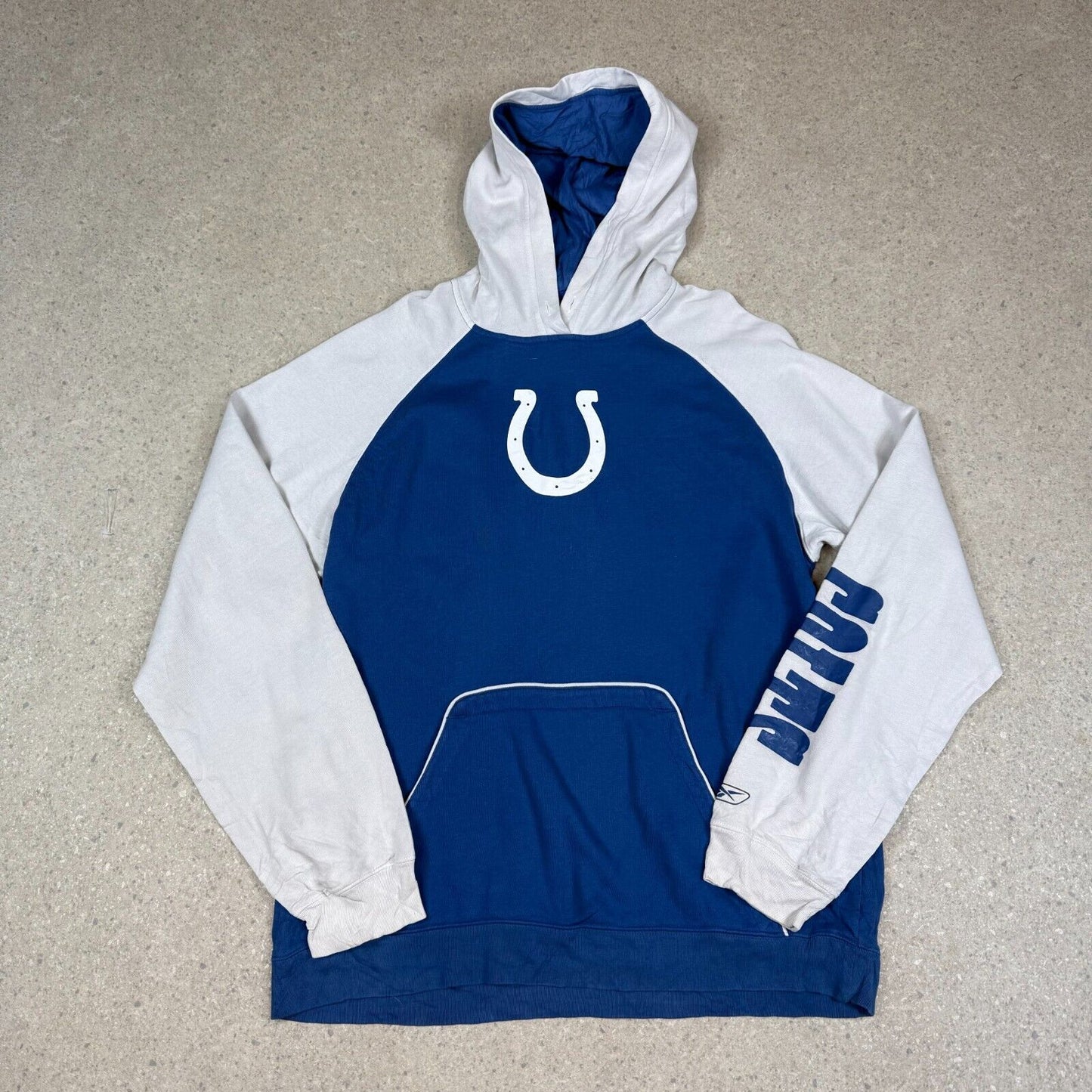 NFL Indianapolis Colts USA Football Hoodie XL Blue White