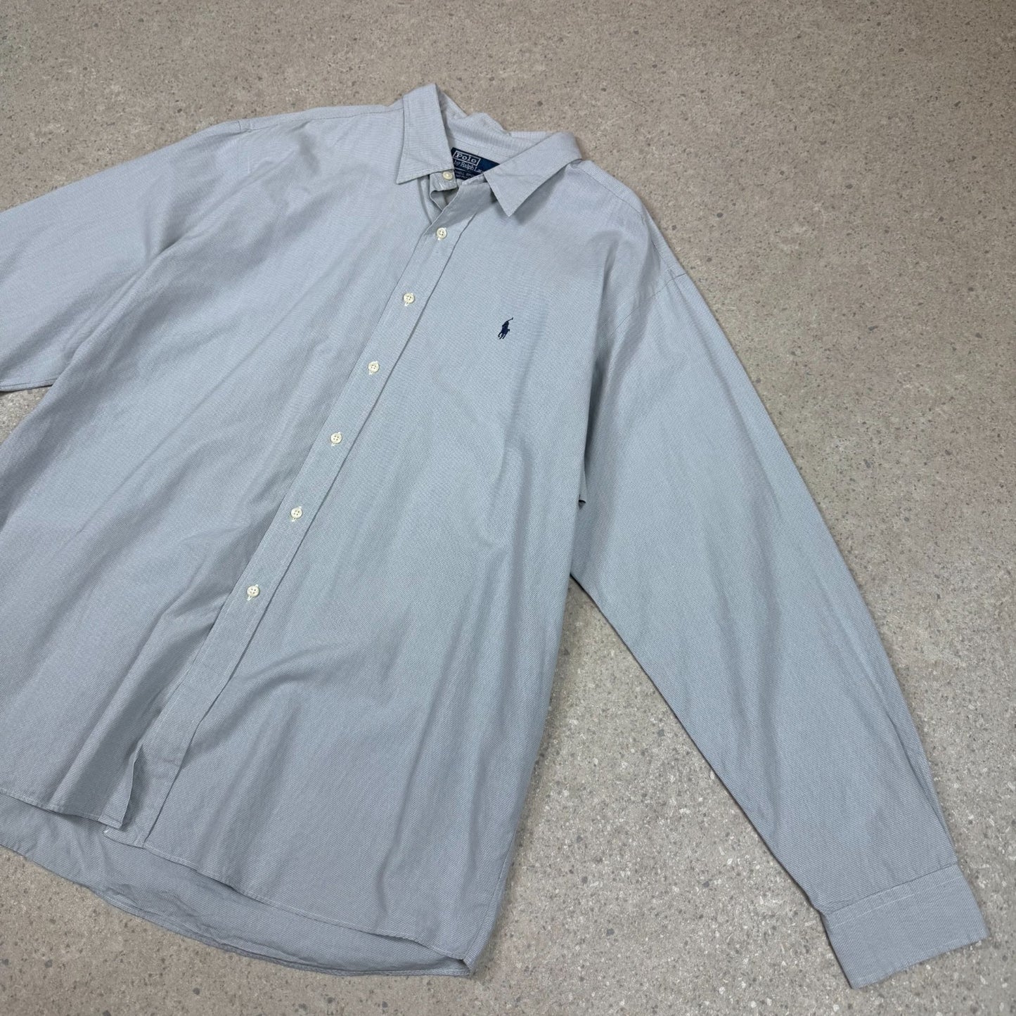 Ralph Lauren Shirt 2XL Light Grey Colourway Embroidered Logo Lowell Sport