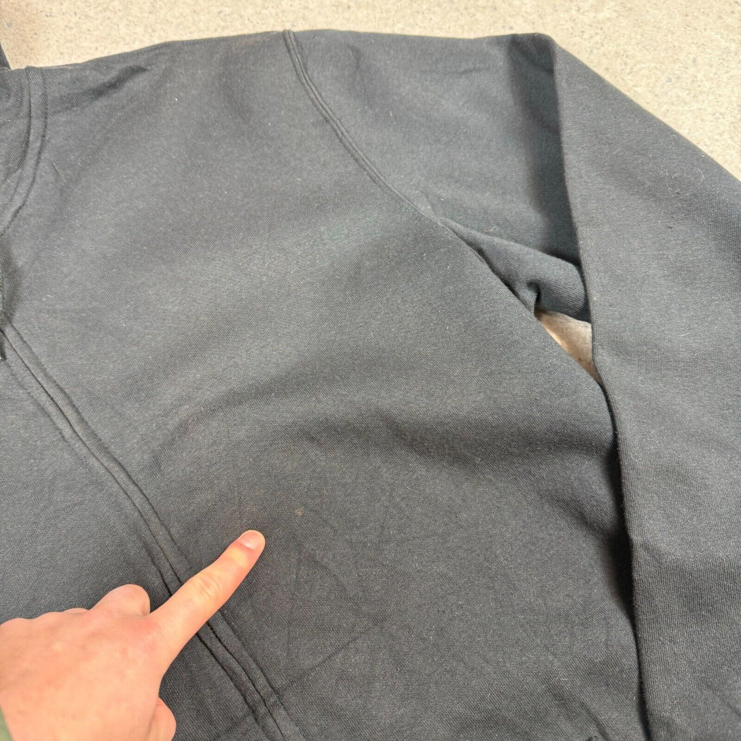 Carhartt Hoodie XL Tall Black Full Zip Heavyweight