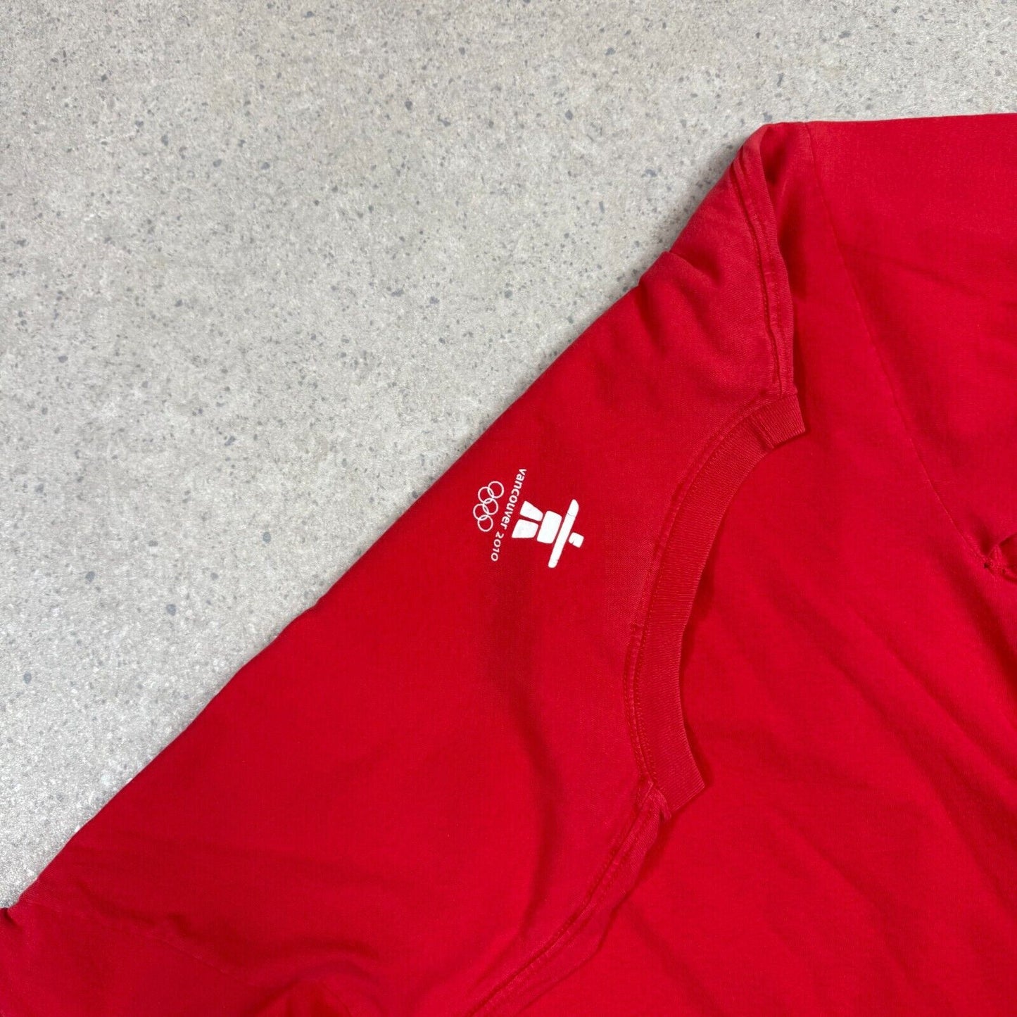 Nike Canada T Shirt XL Red Y2K Silver Tag Nike Vancouver Olympic Games 2010