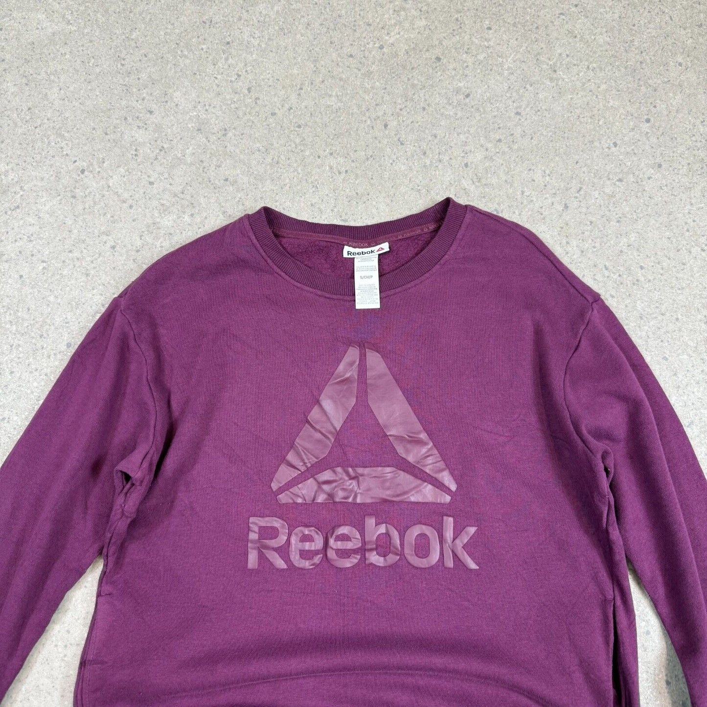 Reebok Sweatshirt Small Purple CrossFit Athletic