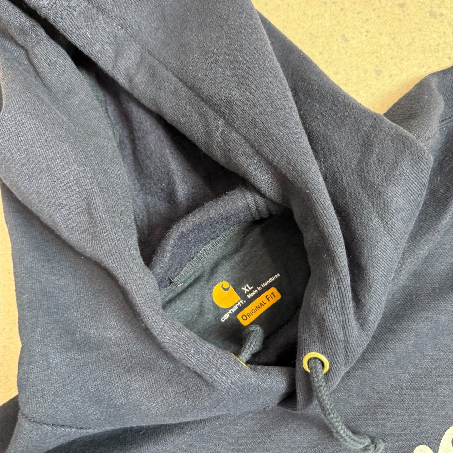 Carhartt Hoodie XL Navy Colourway Hooded Fleece Relaxed Fit